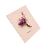 Cartões Romantic - Com Buquês de Flores Secas