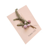 Cartões Romantic - Com Buquês de Flores Secas