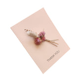 Cartões Romantic - Com Buquês de Flores Secas