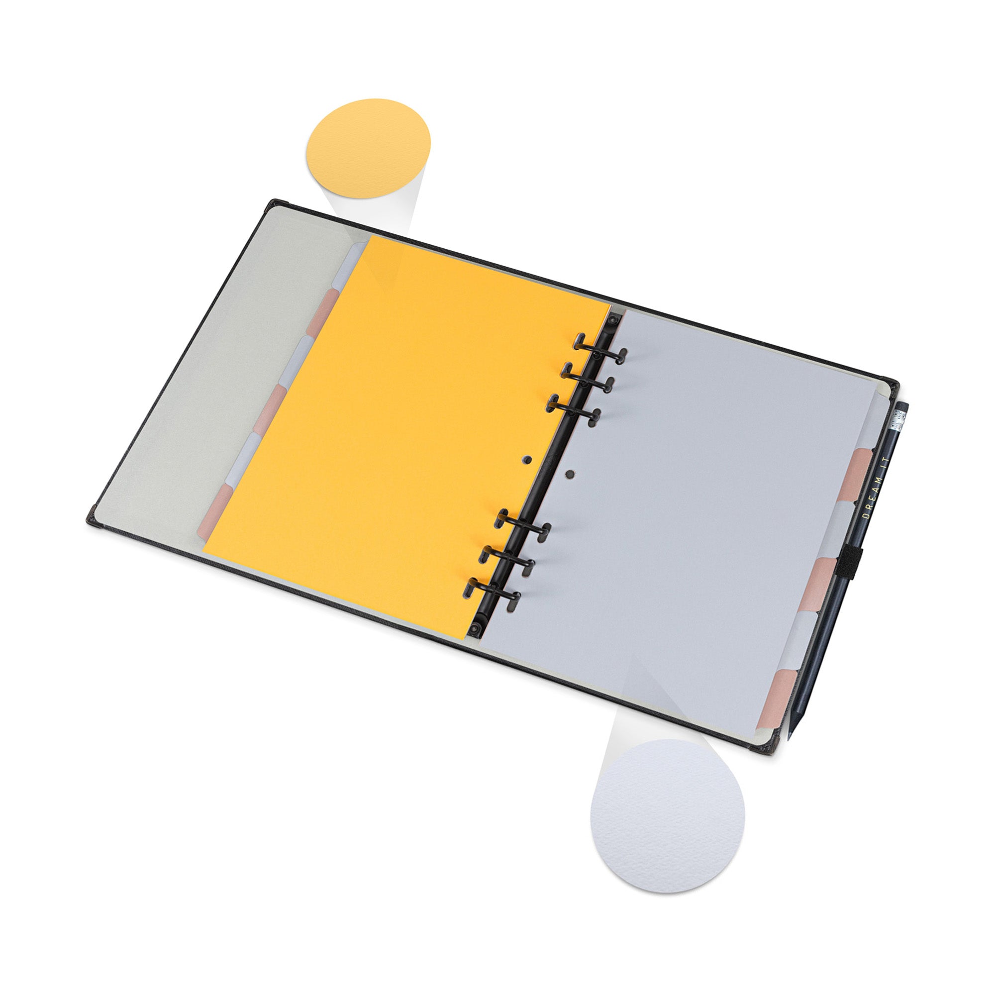 Planner Fichário Traço A5 – Linha Noir