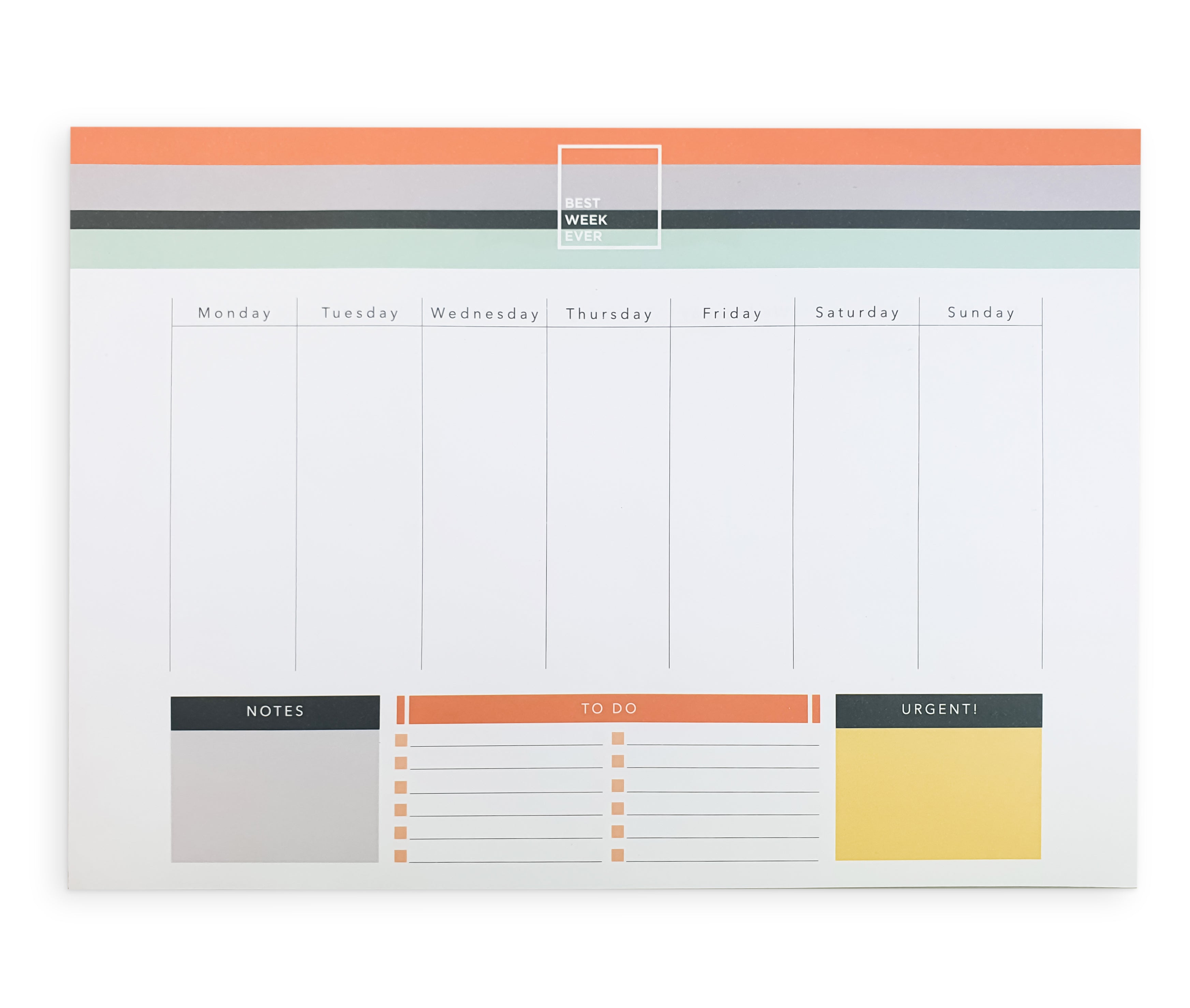 Bloco Planner Semanal A4 – Linha Allegro