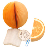 Bloco de Notas Decorativas 3D Laranja