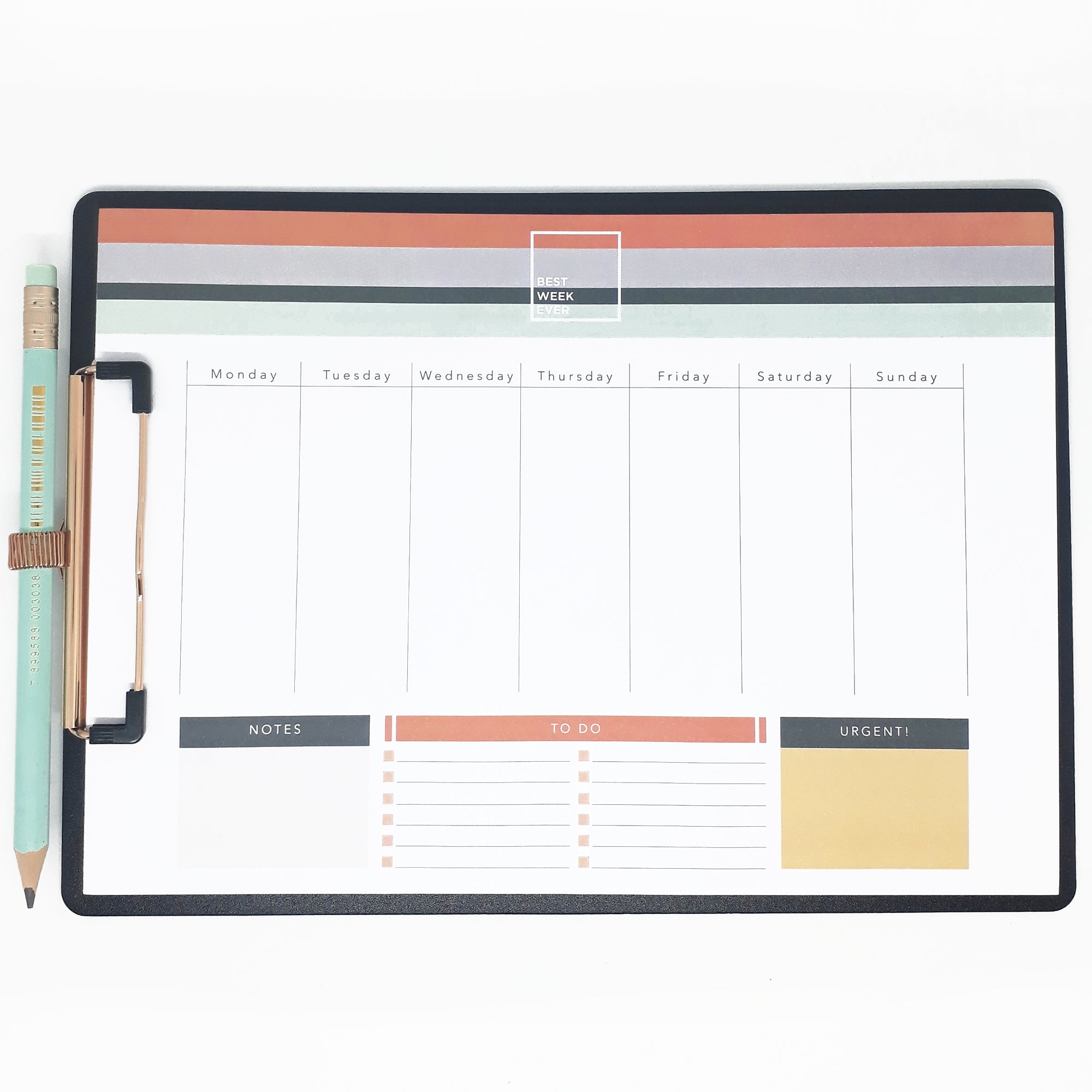 Bloco Planner Semanal A4 – Linha Allegro
