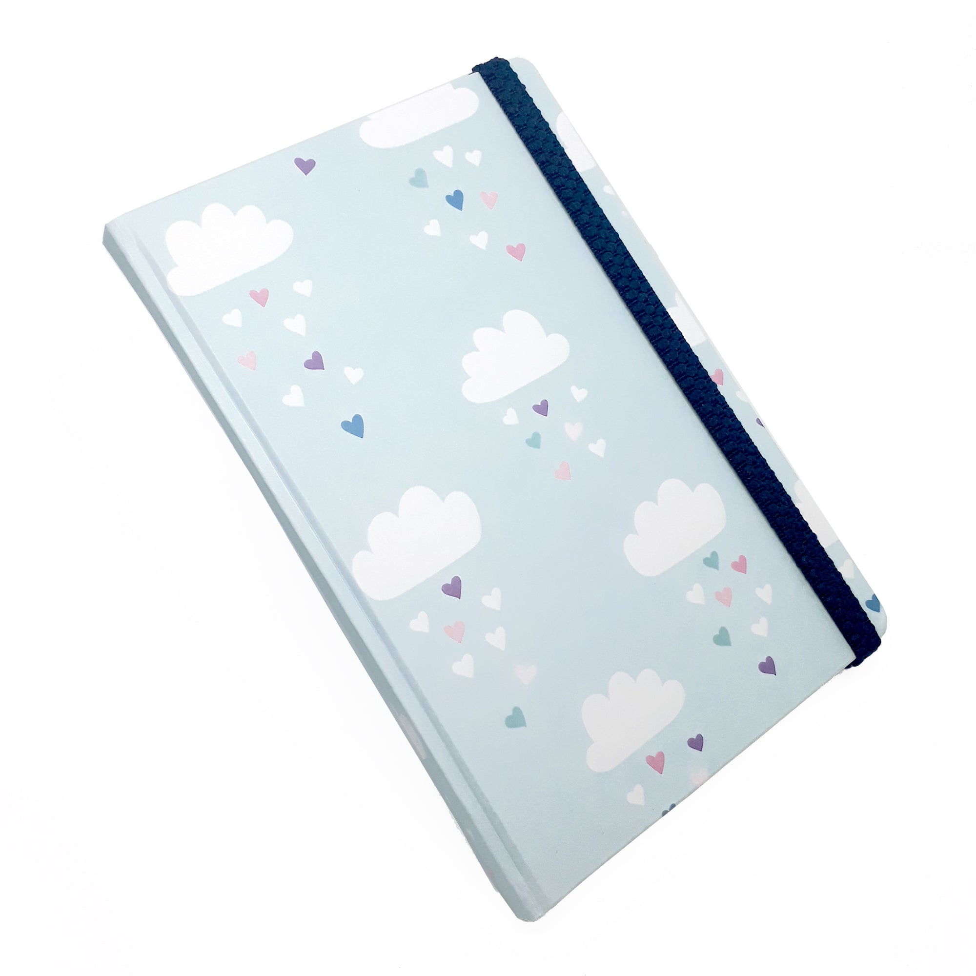 Caderno Sketchbook – Nuvem de Corações