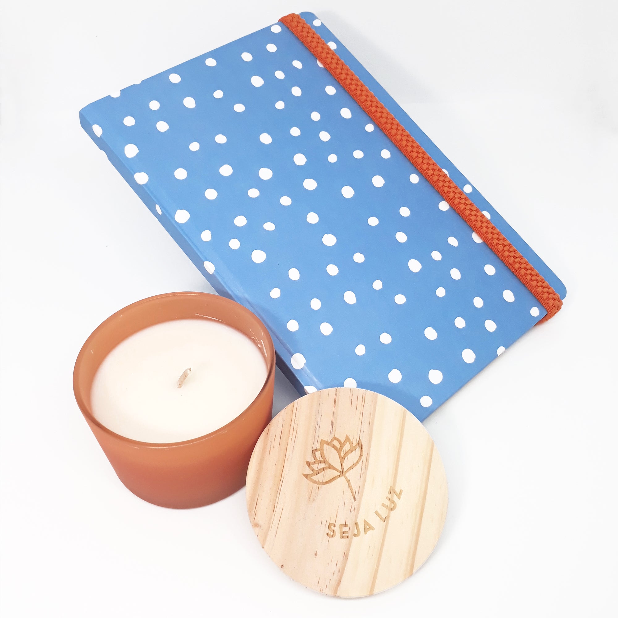 Caderno Sketchbook – Poa Branco