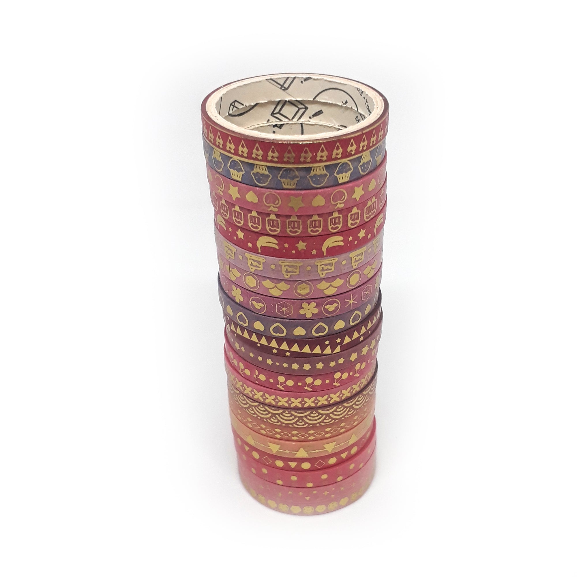 Washi Tapes Slim – Linha Gold
