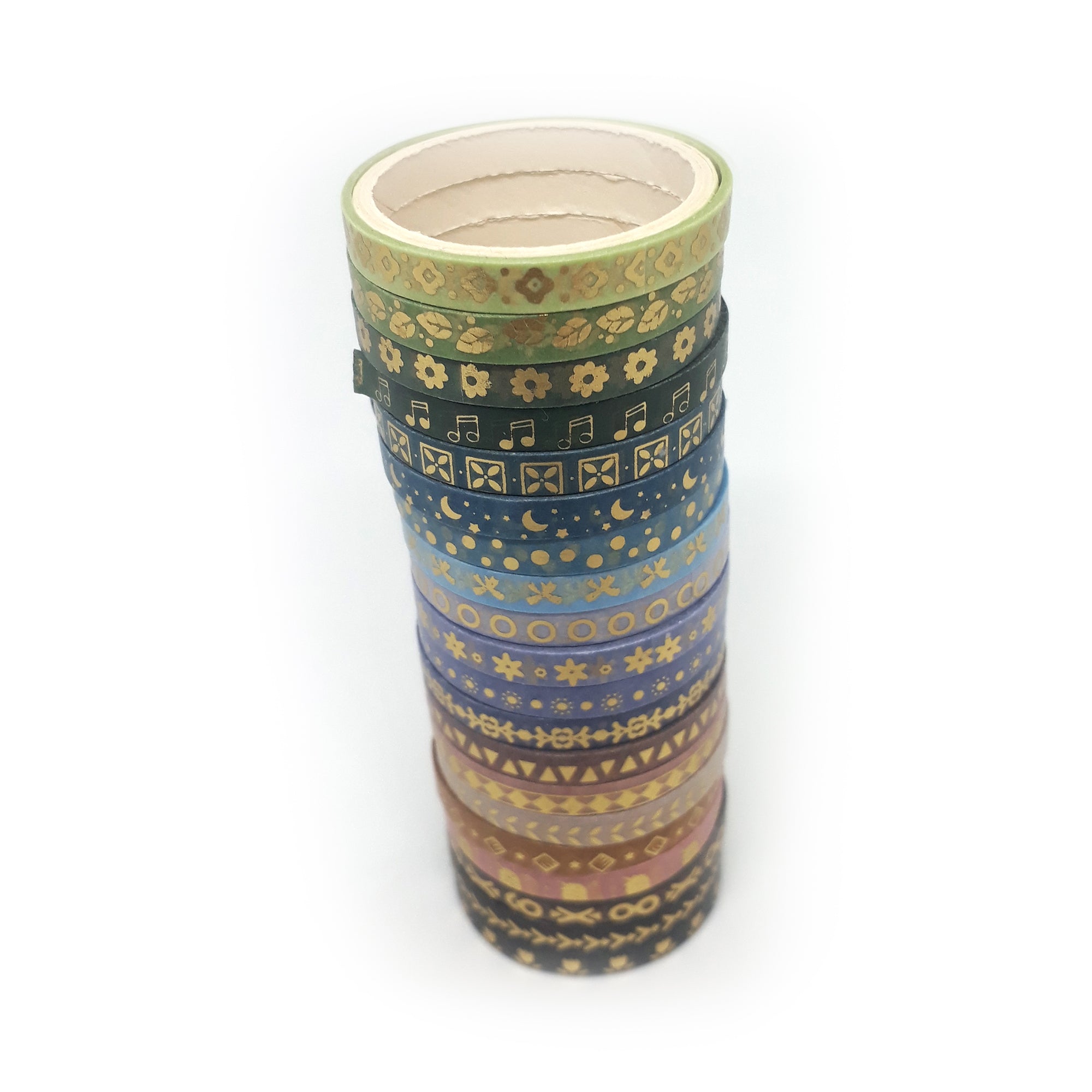 Washi Tapes Slim – Linha Gold