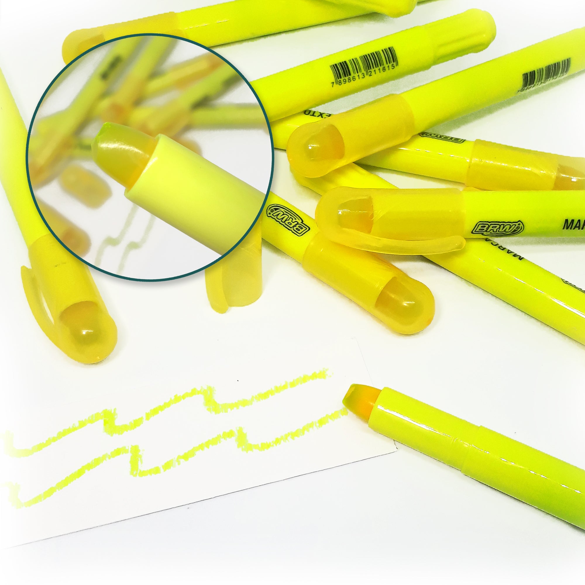 Marca Texto Fluo Gel Amarelo