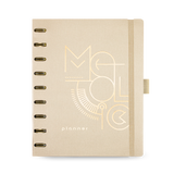 Planner Ultra Systemflex Gold – Linha Metallic