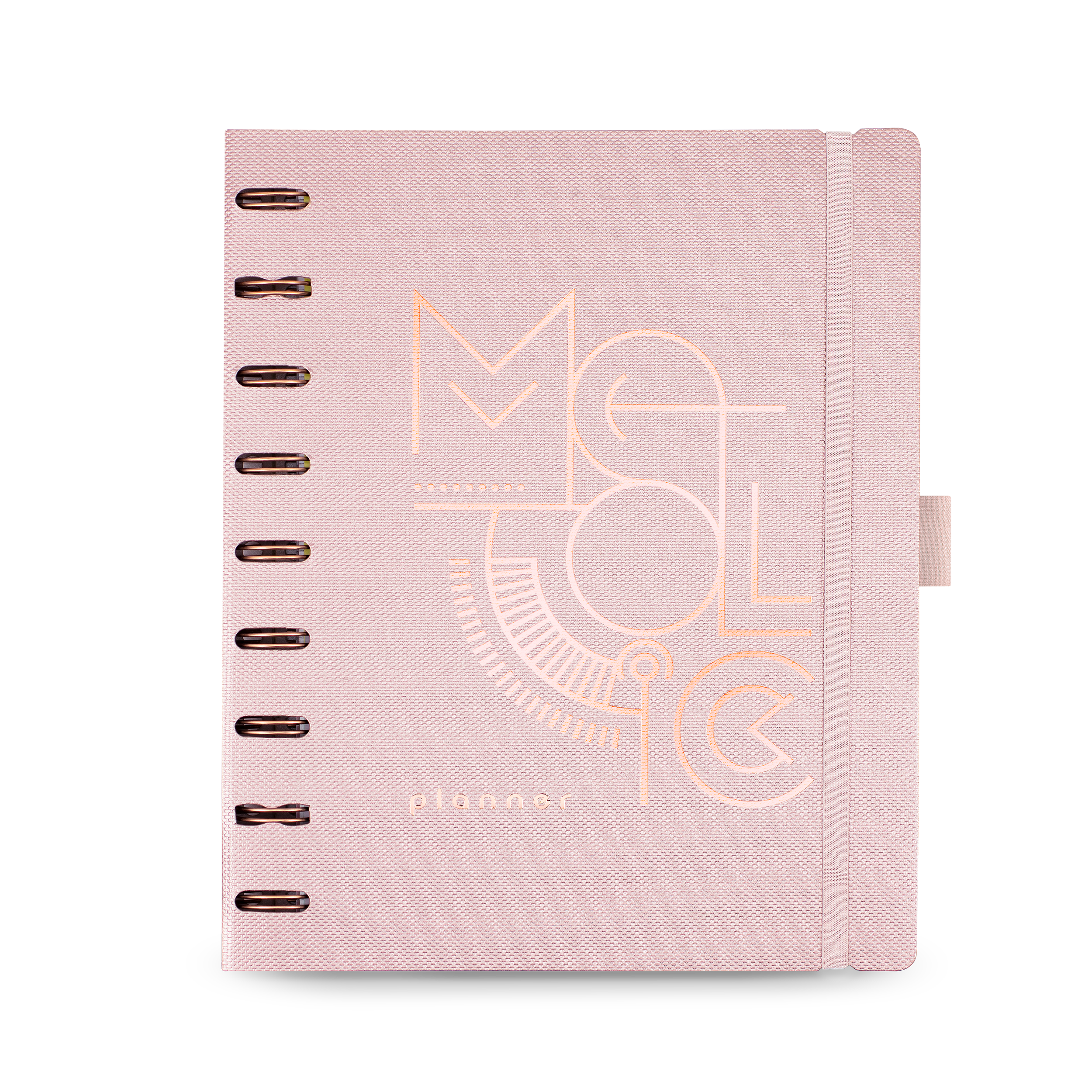 Planner Ultra Systemflex Rose Gold – Linha Metallic