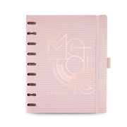Planner Ultra Systemflex Rose Gold – Linha Metallic