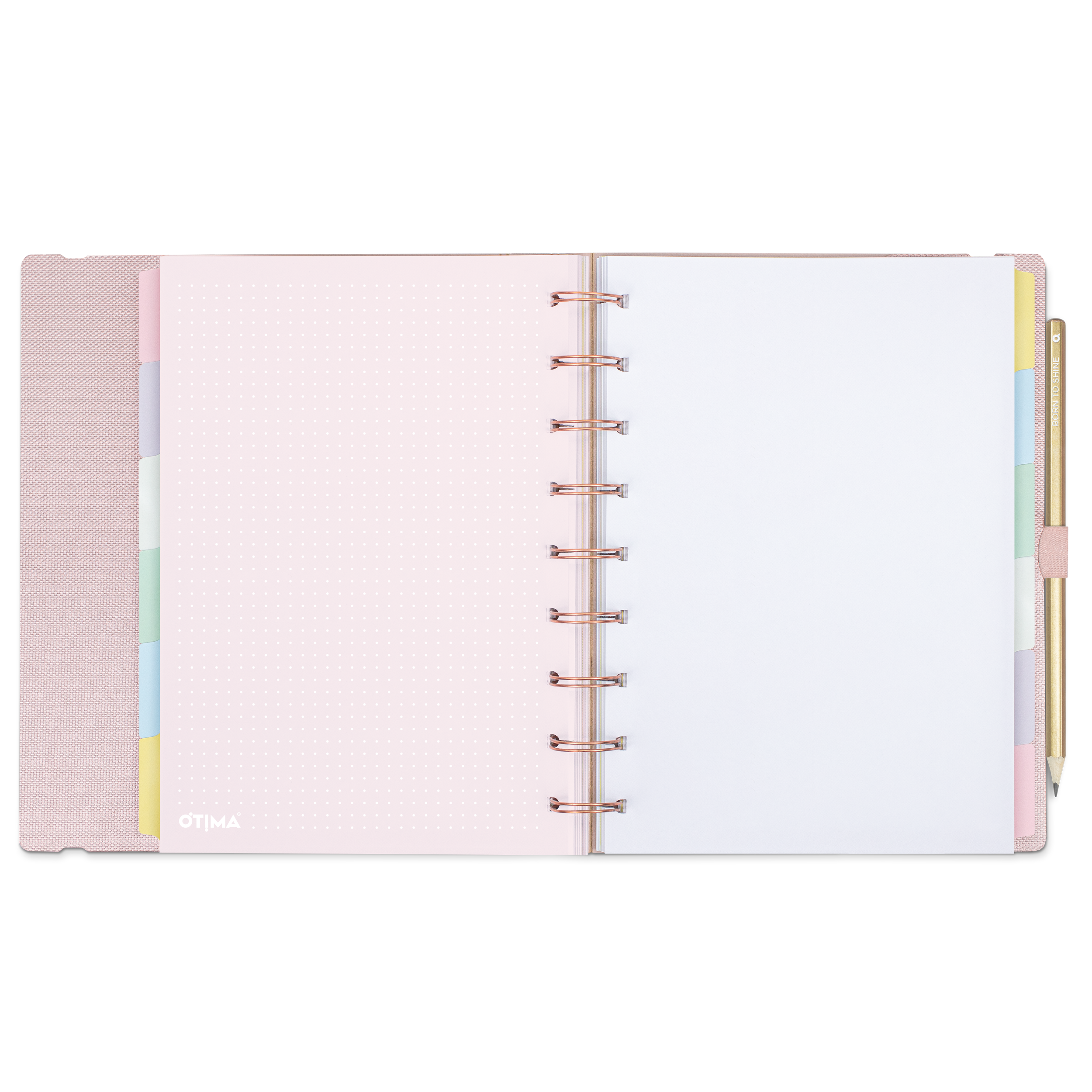 Planner Ultra Systemflex Rose Gold – Linha Metallic