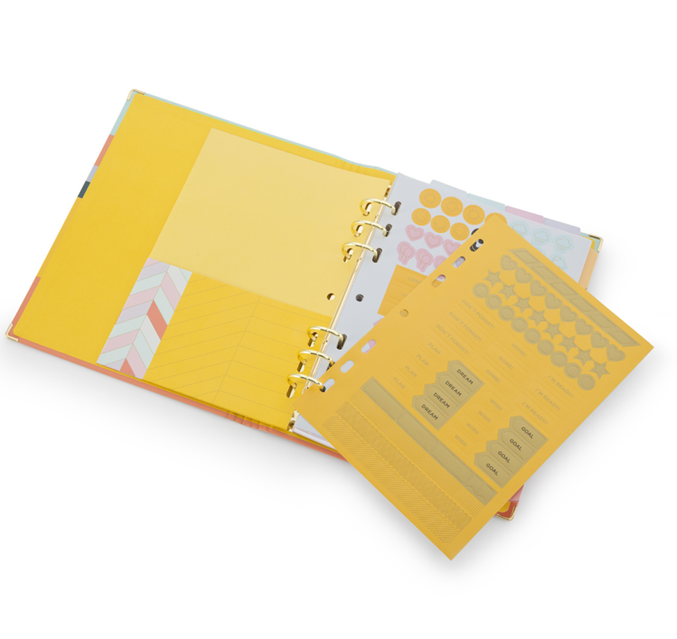 Planner Fichário Gold A5 - Linha Allegro