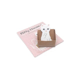 Caixinha com sticky notes de gatinhos fofos