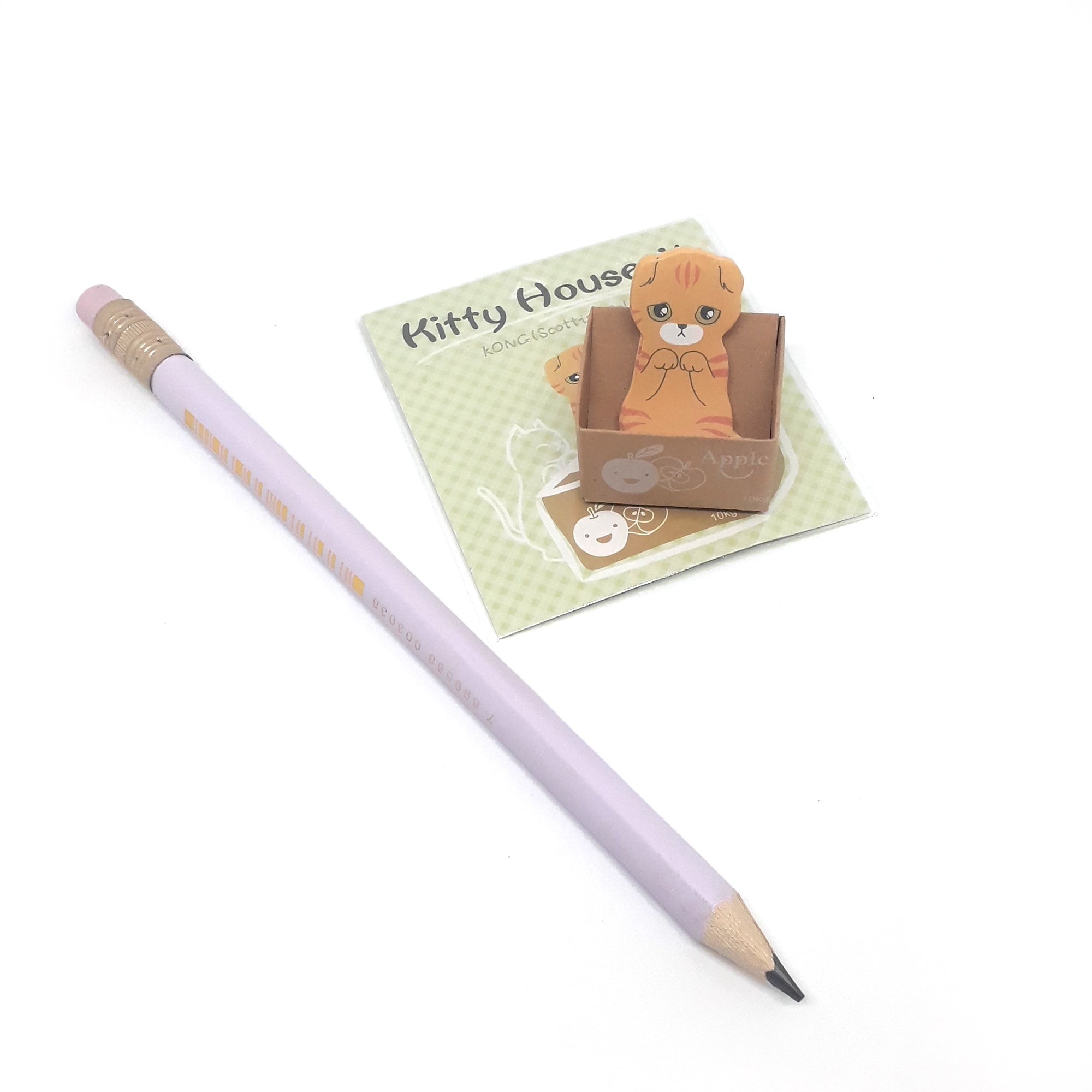 Caixinha com sticky notes de gatinhos fofos