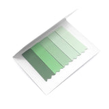 Cartela com sticky notes zig zag