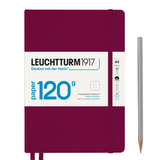 Caderno Leuchtturm1917 120g (A5) Capa Dura Vermelho Porto - Pontilhado