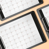 Bloco Planner Mensal A4 - Linha Noir