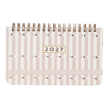 Agenda Planner Cicero 2027 Semanal Office Wire-o 15,5x9cm (Pocket) - Veredas Gelo 