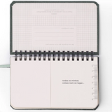 Agenda Planner Cicero 2027 Semanal Office Wire-o 15,5x9cm (Pocket) - Veredas Gelo 