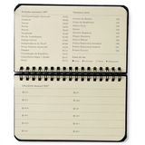 Agenda Planner Cicero 2027 Semanal Office Wire-o 15,5x9cm (Pocket) - Veredas Gelo 
