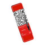 Caneta Esferográfica Caran D’Ache 849 Keith Haring Preta - Special Edition