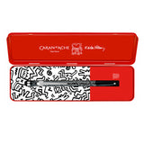 Caneta Esferográfica Caran D’Ache 849 Keith Haring Preta - Special Edition