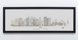 Aquarelas do Brasil - São Paulo - Avenida Paulista 60 x 20 cm (sem moldura)