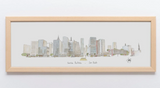 Aquarelas do Brasil - São Paulo - Avenida Paulista 60 x 20 cm (sem moldura)