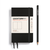 Caderno Leuchtturm1917 Pocket (A6) Capa Dura Preto - Sem Pauta