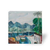 Bloco de Anotações - Paisagem com Barcos - Di Cavalcanti