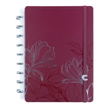 Caderno de Disco Caderno Inteligente Médio Capa Dura Bruna Tavares Cherry - Pautado e Liso