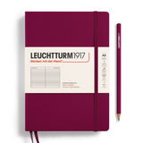 Caderno Leuchtturm1917 (A5) Capa Dura Vermelho Porto - Pautado