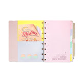 Planner Maxi Systemflex Rose Gold - Linha Metallic