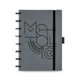 Planner Maxi Systemflex Titanium - Linha Metallic