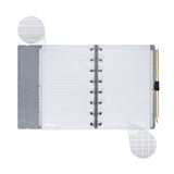 Planner Maxi Systemflex Titanium - Linha Metallic