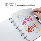 Planner Maxi Systemflex Titanium - Linha Metallic