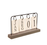 Calendário Permanente Argolado Fendi - Linha Montana