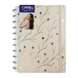 Caderno de Disco Caderno Inteligente Médio Capa Dura Giulia Benite - Pautado e Liso