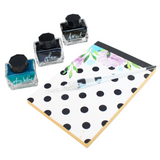 Kit Escritura Sinoart - Cores Ocean Blue, Forest e Blue