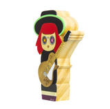 Escultura em Madeira - Kokeshi Rita Lee - Patrícia Maranhão
