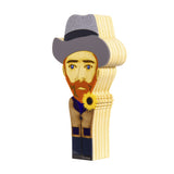 Escultura em Madeira - Kokeshi Vicent Van Gogh - Patrícia Maranhão