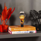 Escultura em Madeira - Kokeshi Vicent Van Gogh - Patrícia Maranhão