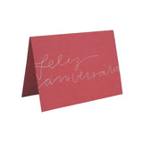 Mini Cartão Minimalista - Feliz Aniversário