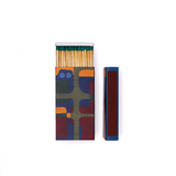 Caixa de Fósforos Allumettes Slim - Mural Azul - Luciano Marta