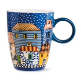 Caneca Mug Egan Italy Paese Mio 430 ml - Azul