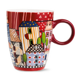 Caneca Mug Egan Italy Paese Mio 430 ml - Vermelha
