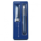 Caneta Plaisir Fountain Platinum 0.3 mm - Blue