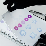 Caderno de Disco Caderno Inteligente Grande Capa Dura Black by Crystals Swarovski  - Pautado e Liso