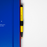 Caderno Leuchtturm1917 Bauhaus Edition (A5) Capa Dura Preto - Pontilhado Azul